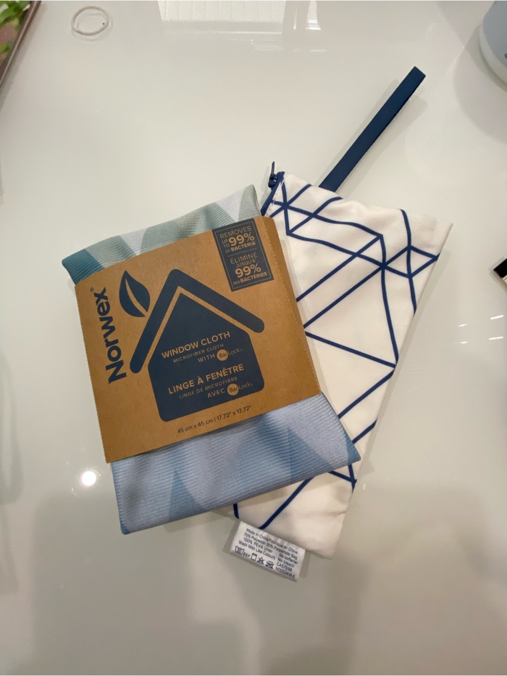 Norwex Window Cloth & Wristlet